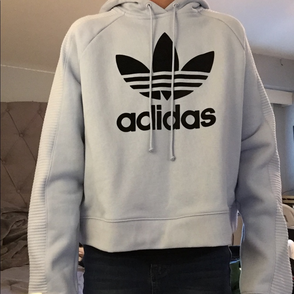 Adidas cropped hoodie